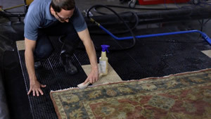 Nashville Rug Cleaning offers additional fringe cleaning during rug cleaning - area rug cleaning, oriental rug cleaning and all custom rugs.